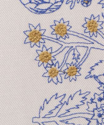 flower language フレアシャツワンピース