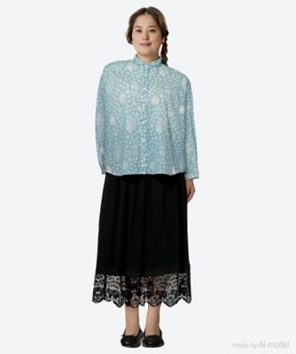 marble SUD 　マーブルシュッド　フラワー　刺繍　ブラウス　シャツ EMBカロチャ”と”kujira”シリーズが新入荷！ | marble SUD