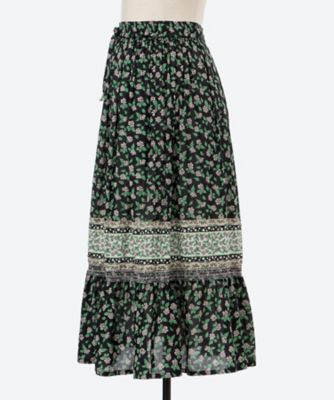 襤褸襤褸ギャザースカート短めです♡ acacia ギャザースカート 07FF305131 | marble SUD