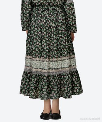 ＜marble SUD (Women/大きいサイズ)＞ａｃａｃｉａ　ギャザースカート　０７ＦＦ３０５１３１