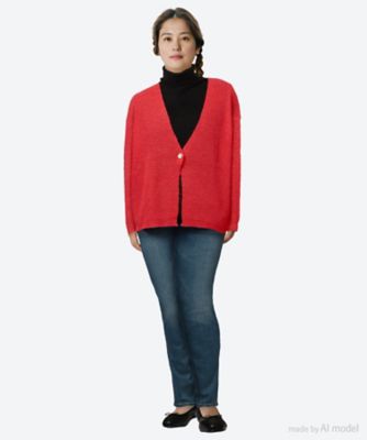 JUNYA WATANABE 赤 スタッズ付き カーディガン S 中古・古着通販】SAYAKA DAVIS (サヤカ デイヴィス) モヘアウール