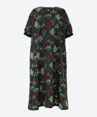 ＜marble SUD (Women/大きいサイズ)＞ｂｏｔａｎｉｃａｌ　ｐａｔｃｈｗｏｒｋ　ソデリブワ　０３ＧＳ００２０６５