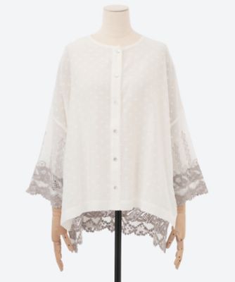 ラッコレース ハオリブラウス 05GS069023 | marble SUD 