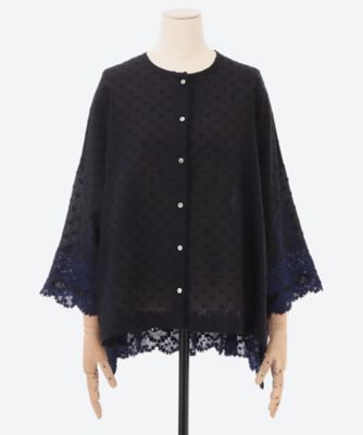 ラッコレース ハオリブラウス 05GS069023 | marble SUD 