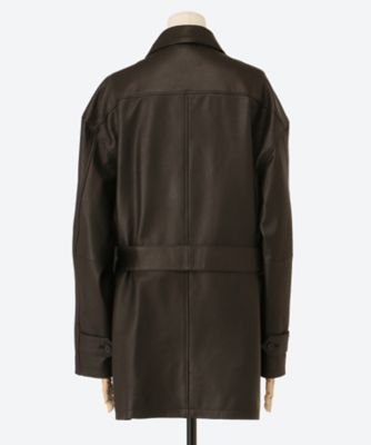 ジャケット・アウター BayBee scallop collar JK(eco leather) BayBee scallop collar JK(eco leather)