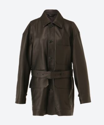SHEEP LEATHER COVERALL JK