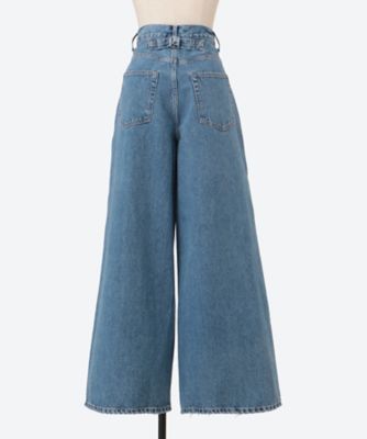 13．5oz DENIM HIGH WAIST WIDE 16852