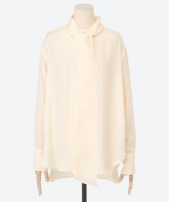 UN3D.　アンスリード　HEM GATHER SH CAMISOLE ホワイト UN3D.（アンスリード）の「HEM GATHER SH CAMISOLE（シャツ