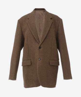 ＜YLEVE (Women)＞ＮＯＮ　ＭＵＬＥＳＩＮＧ　ＷＯＯＬ　ＯＶＥＲＤＹＥ　ＭＥＬＴＯＮ　ＪＫ　１６８５２２００５７