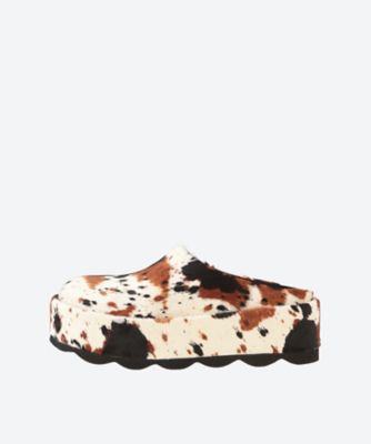 MANA (Women)/マナ 厚底ファーサボ 555037 チャイロ 靴【三越伊勢丹/公式】