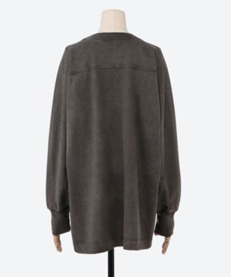 25ss YLÈVEOPEN END COTTON PIGMENT イレーヴ YLÈVE / OPEN END COTTON PIGMENT DYE SKIPPER PULL OVER