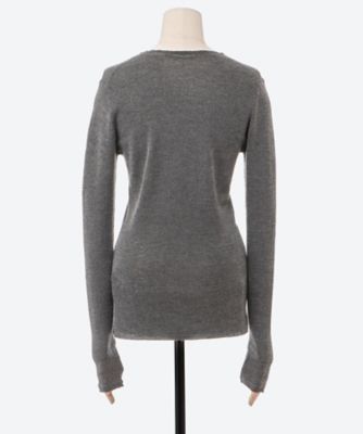 Yleve イレーヴ 上質 光沢感 薄手ウール シルク カシミヤ ニット美品 YLÈVE / CASHMERE SILK KNIT PULL OVER | YLÈVE（イレーヴ