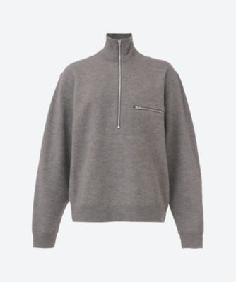 ＜YLEVE (Women)＞ＵＬＴＲＡＦＩＮＥ　ＭＥＲＩＮＯ　ＭＩＬＬＥＤ　ＷＯＯＬ　ＫＮ　ＨＡＬＦ　ＺＩＰ　Ｐ／Ｏ　１６８５２６００７７