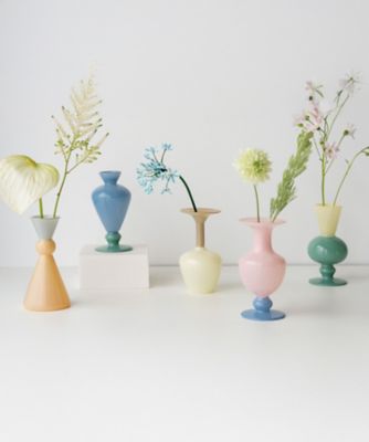 三越美術部　謹製　七宝花瓶　共箱　 三越栞付　フラワーベース　花入　オブジェ MINI VASEーTWO TONEー 1902 | amabro/アマブロ