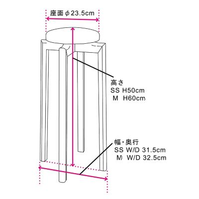 スツール　ヒツジ　ベージュ