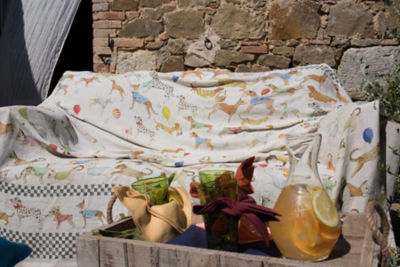 ☆＜テシトゥーラ トスカーナ テレリーエ＞リネンテーブルランナー