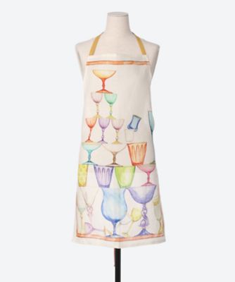テシトゥーラ トスカーナ テレリーエ リネンエプロン ワイングラス オレンジ 三越伊勢丹オンラインストア 公式