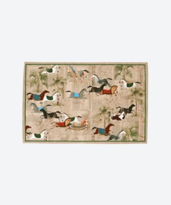 ＜Tessitura Toscana Telerie＞★マット　８０ｃｍ　馬
