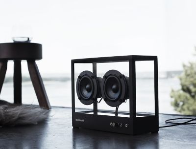 Ｓｍａｌｌ　Ｔｒａｎｓｐａｒｅｎｔ　Ｓｐｅａｋｅｒ｜スモール　トランスペアレント　スピーカー　ブラック