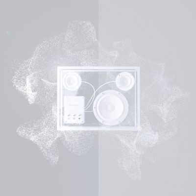 Ｔｒａｎｓｐａｒｅｎｔ　Ｓｐｅａｋｅｒ｜トランスペアレント　スピーカー　ホワイト｜Ｈｉ－Ｆｉ　Ｂｌｕｅｔｏｏｔｈスピーカー