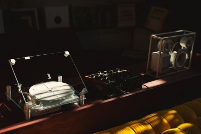 Ｔｕｒｎｔａｂｌｅ｜ターンテーブル　ホワイト｜　Ｂｌｕｅｔｏｏｔｈターンテーブル