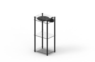 Ｔｕｒｎｔａｂｌｅ　Ｓｔａｎｄ｜ターンテーブル　スタンド　ブラック