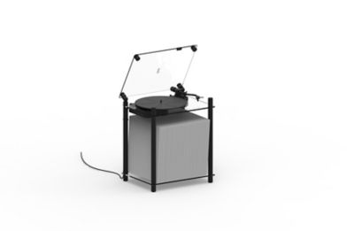 Ｔｕｒｎｔａｂｌｅ　Ｓｔａｎｄ｜ターンテーブル　スタンド　ブラック