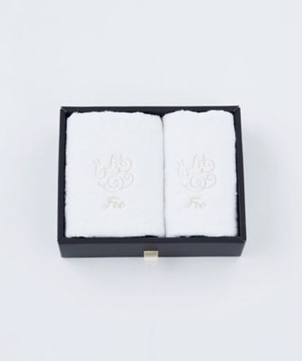 タオルギフト フェイスタオル１枚ハンドタオル１枚ギフトセット ホワイト 三越伊勢丹オンラインストア 公式