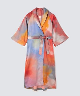 Foo Tokyo/フートウキョウ ウォータカラーシルクガウン イブニンググロウ ジェンダーレス イブニンググロウ ルームウェア【三越伊勢丹/公式】