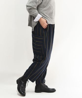 マオパンツ・５９　コットンウールツイルストライプパンツ