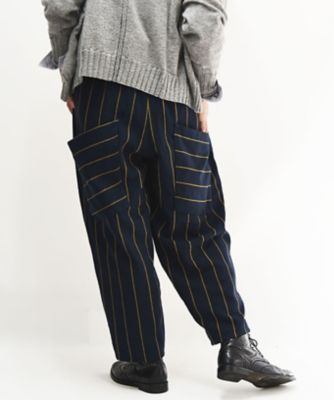 マオパンツ・５９　コットンウールツイルストライプパンツ