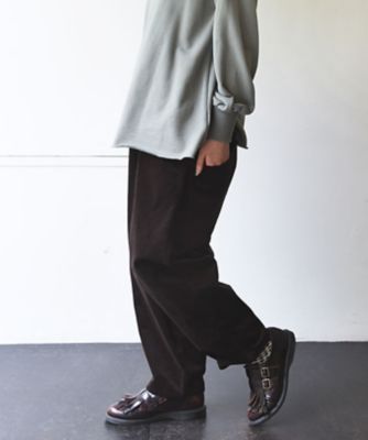 マオパンツロング・Ｈ　人気のバックポケットパンツ　細めのコーデュロイ