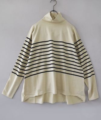 ミープタートル　綿ニットのＡライントップス