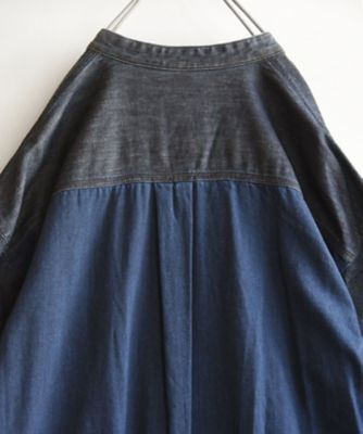 スズカロング　シャツワンピースとしても羽織としても着れるロングシャツ