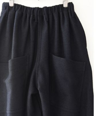 マオＰ・６２　バックポケットパンツ圧縮ウール裏付き