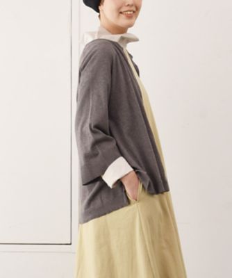 オークカーデ　ロングシーズン活躍するニットカーデ　
