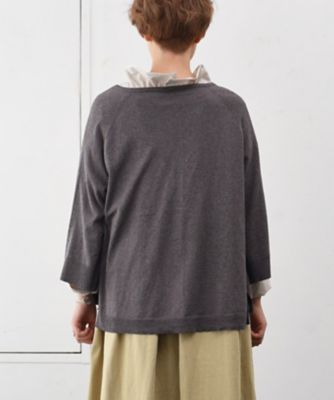 オークカーデ　ロングシーズン活躍するニットカーデ　