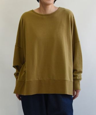 ＜BASCO (Women/大きいサイズ)＞サノＴＯＰ　綿ミニ裏毛のデザイントップス　