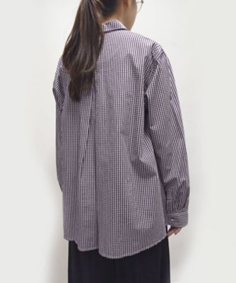 ミルダ　シンプルメンズライクなバッグセンターボックスタックシャツ