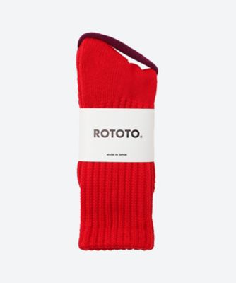 ROTOTO(R) (Women)/ロトト ソックス　ＬＯＯＳＥ　ＰＩＬＥ　ＣＲＥＷ　ＳＯＣＫＳ　Ｒ１３３４―２０２