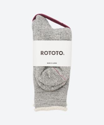 ROTOTO(R) (Women)/ロトト ソックス　ＤＯＵＢＬＥ　ＦＡＣＥ　ＣＲＥＷ　ＳＯＣＫＳ　ＭＥＲＩＮＯＷＯＯＬ＆ＯＲＧＡＮＩＣ　ＣＯＴＴＯＮ　Ｒ１００１―２０２