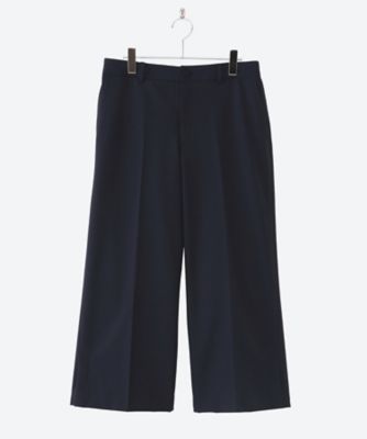 サイドスリットセミワイドパンツ
