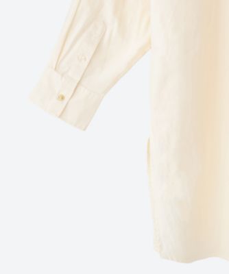 ゴールドボタンロングシャツ