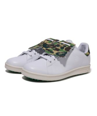 ＜A BATHING APE(R)・BAPE(R) (Men)＞スニーカー　【ＢＡＰＥ　Ｘ　ＡＤＩＤＡＳ　ＧＯＬＦ】ＳＴＡＮ　ＳＭＩＴＨ　Ｇ　ＢＡＰＥ　１Ｊ７３－１９１－９０３