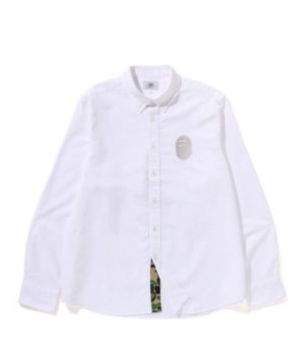 カジュアルシャツ　ＡＰＥ　ＨＥＡＤ　ＥＭＢＲＯＩＤＥＲＹ　ＯＸＦＯＲＤ　ＳＨＩＲＴ　１Ｊ８０－１３１－００８