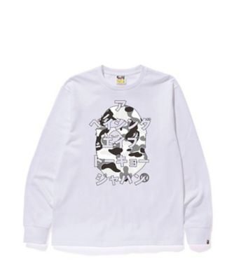 長袖カットソー ABC CAMO JAPANESE