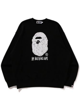 スウェット ＨＡＮＤ ＤＲＡＷ ＡＰＥ ＨＥＡＤ ＣＲＥＷＮＥＣＫ