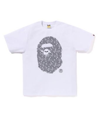 ＜三越伊勢丹/公式＞ A BATHING APE(R)・BAPE(R) (Men)/アベイシングエイプ(R)・ベイプ(R) Tシャツ JAPAN APE HEAD TEE 1K22-110-016 WHITE トップス【三越伊勢丹/公式】