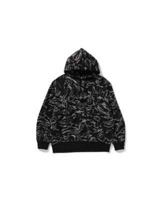 ＜A BATHING APE(R)・BAPE(R) (Men)＞フーディ　ＭＡＲＢＬＩＮＧ　ＣＡＭＯ　ＲＥＬＡＸＥＤ　ＦＩＴ　ＰＵＬＬＯＶＥＲ　ＨＯＯＤＩＥ　１Ｋ８０－１１４－３１３