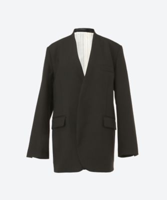 ＜YLEVE (Women)＞伊勢丹別注　ＳＰＲＩＮＧ　ＷＯＯＬ　ＣＯＬＬＡＲＬＥＳＳ　ＪＫ　１６８６１２００２１